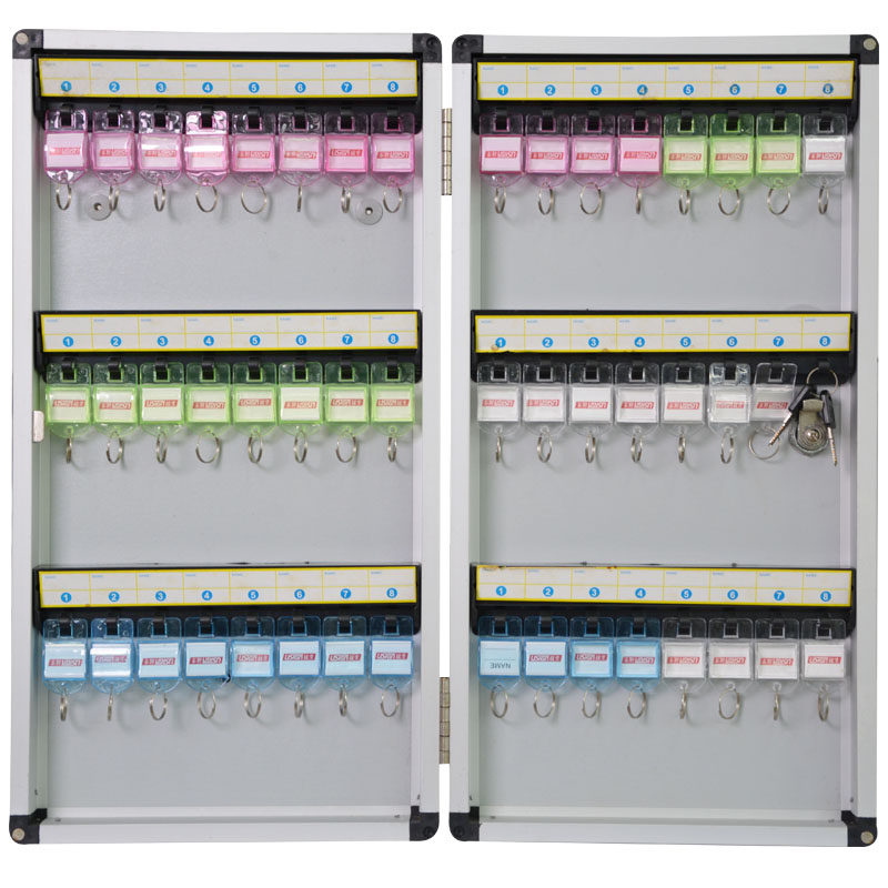 Distant US-48 high-end aluminum keybox 48-place key management box wall-mounted key box containing box