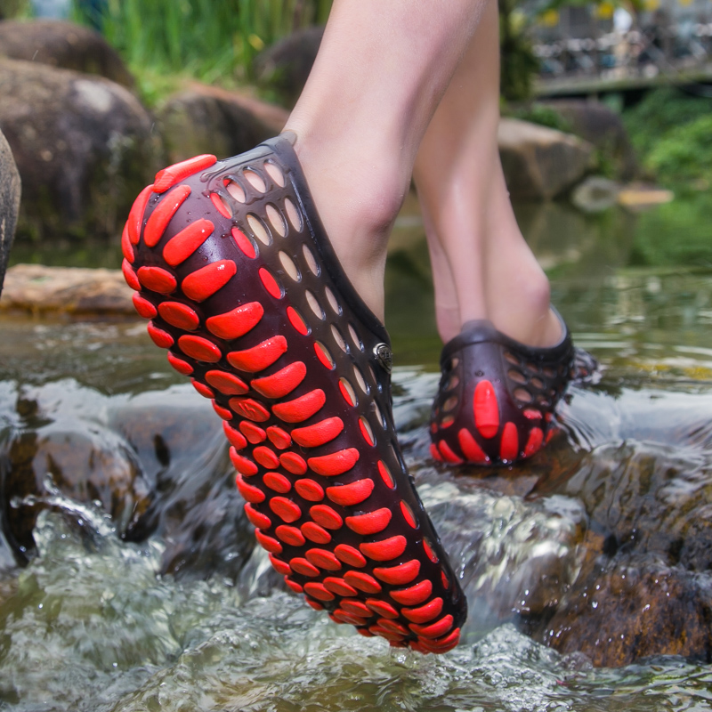 Speed water shoes men's river shoes Lightweight men's and women's shoes Breathable non-slip outdoor amphibious shoes Beach shoes men