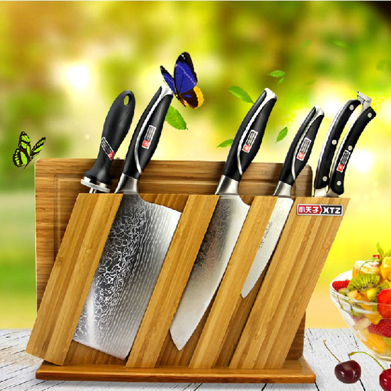 German crafts Damascus Kitchen Knife Kitchen Knife Kitchenette complete set of knives set group The whole family used stainless steel knives