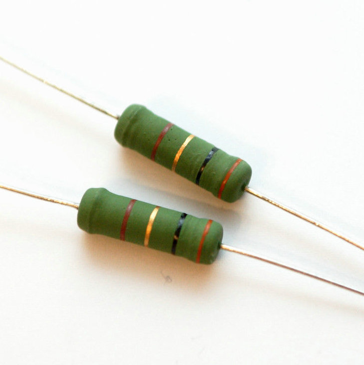 Jantzen 1% Denmark imported copper foot non-inductive burning 5W watt wire wound resistor Speaker divider resistor