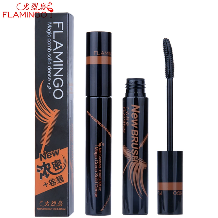 Flamingo Magic comb Mascara dày mi ba chiều chính hãng kéo dài mi cong không thấm nước trang điểm nude không lem - Kem Mascara / Revitalash