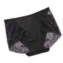 Summer Real Silk Briefs Female Imports Soft Lace Sexy Buns Hip No Marks Mid-Waist Triangle Pants Shorts Head Bottom Pants