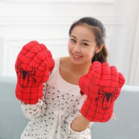 Боксерские перчатки для взрослых, детская плюшевая игрушка, Халк, Человек-паук, подарок на день рождения