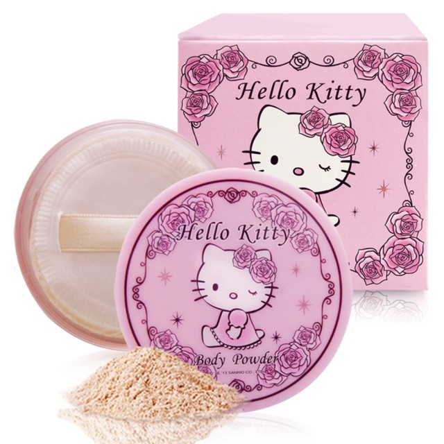 Hello Kitty Morning Rose Deodorant Body Powder 10g