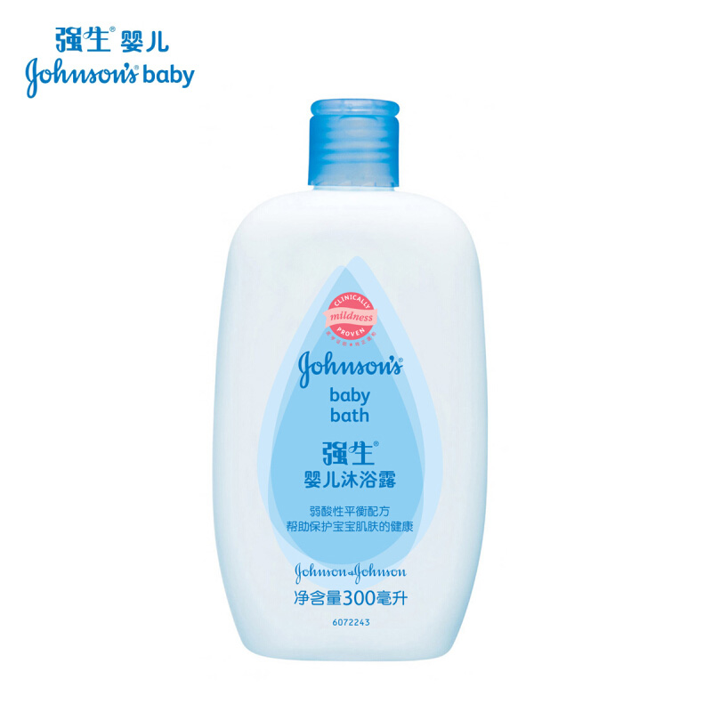 【天猫超市】强生婴儿沐浴露300ml 宝宝普通沐浴乳 无泪温和配方