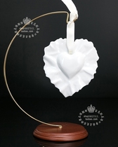 Copenhagen Royal Copenhagen's pure heart-shaped love praying for ceramics to hang out the lover's gift delivery frame