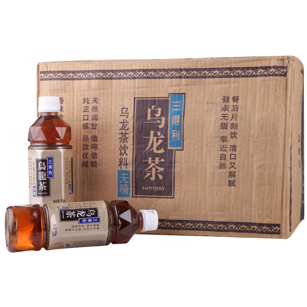 suntory三得利乌龙茶无糖饮料500mlX24/箱