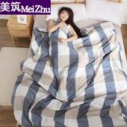 Sọc kẻ sọc bông mùa hè quilt đơn đôi có thể giặt bông điều hòa không khí quilt bông vải mùa hè mát mẻ mỏng quilt