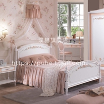 Princess bed European girl solid wood childrens bed French dream girl bed adult 1 5 m double bed customized