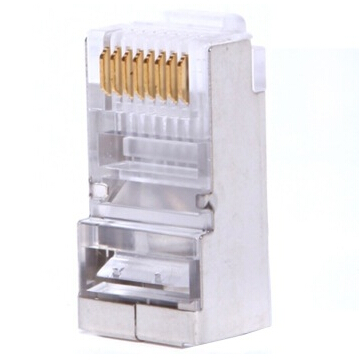 Mountain Zee (SAMZHE) SJ-P5050 ultra-five-type Internet shielding crystal head gilded RJ45 joint 50 boxes