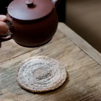 Nine-nine Tea House handmade pure natural loofah raising pot cushion pot Cup cushion kung fu tea set tea ceremony accessories