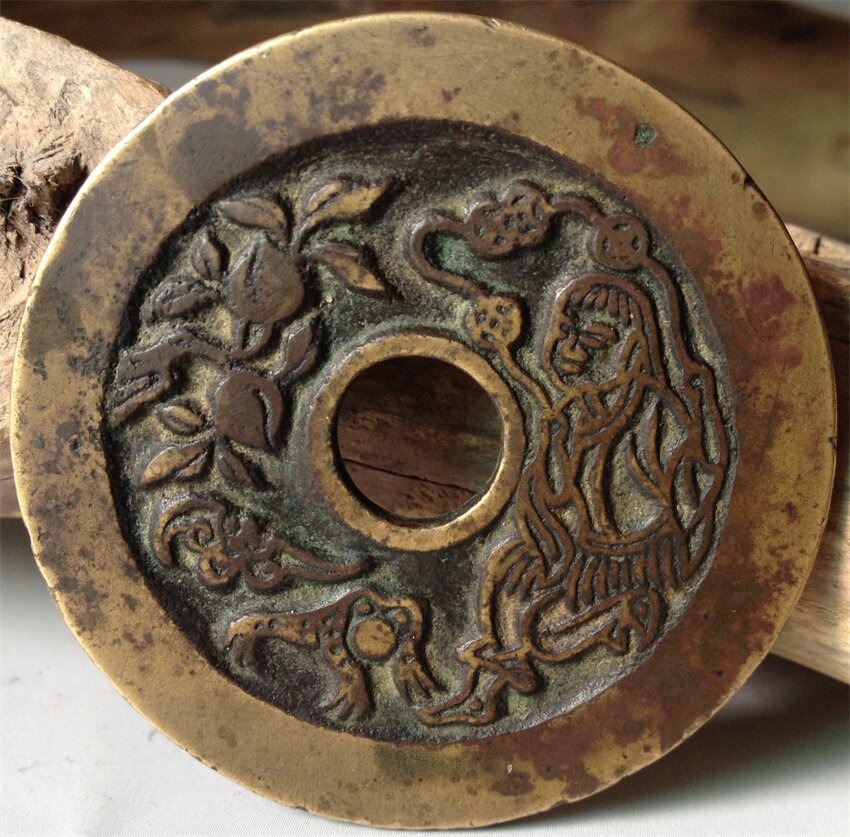 Su Furnace Golden Jade Full Hall Long Life Rich and Guihai Opera Golden Toad Big Money to Open the Ancient Numismatic Pau Pau