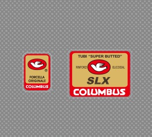 COLUMBUS PIPE LABEL PIGEON MARK SLX (TRANSPARENT GOLDEN FINAL POLE VERSION) -Taobao