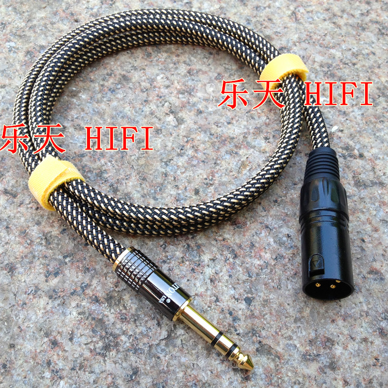 Canon 6 5 6 35mm For Cannon mic line TRS transfer XLR 6 3 large three-core transfer Carnon equilibrium public