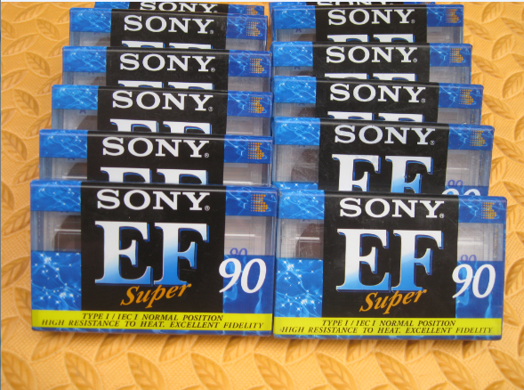 New SONY SONY EF90 minutes blank tape New unopened repeater Tape recorder dedicated