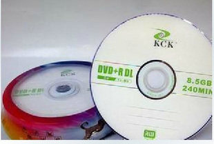 Banana KCK DVD R DL 8 5G 8X D9 Large capacity blank burn disc 10 sheet barrel 