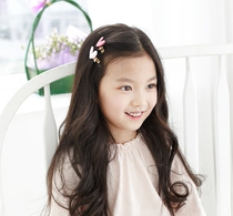 South Korea imported hair accessories bright love children hairclip Girl clip baby headgear clip one
