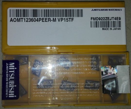 AOMT123604PEER-M MP6120 VP15TF milling insert