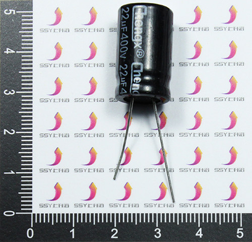 Premium electrolytic capacitor 400V 22UF volume 13 * 21MM 5 only full