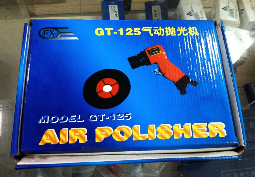 Pneumatic polishing machine GT-125 125MM Pinewood Clear Cabin Handling