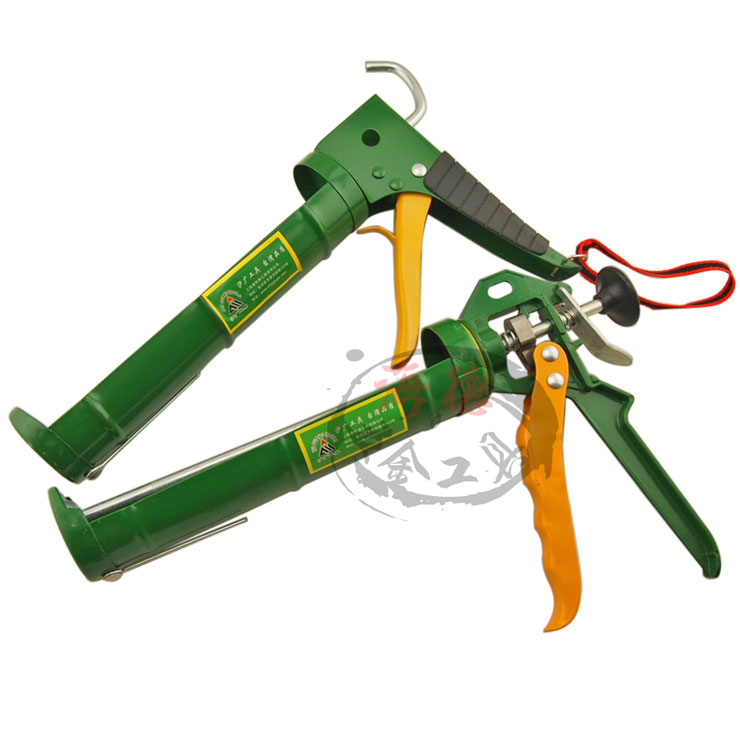 Shanghai-wide glass rubber gun Silicone Gun Gear Rod Heavy Pressure Glue Gun Rotary Glue Gun Jam Slit Gun