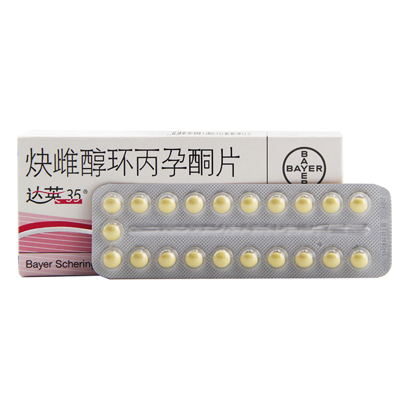 达英 达英-35 炔雌醇环丙孕酮片 21片/盒