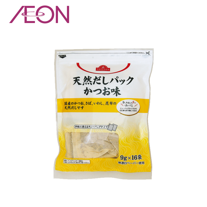 【AEON】日本TOPVALU 天然汤包 干鲣鱼风味16袋