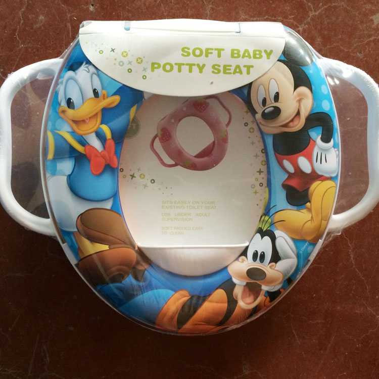 Nickelodeon produced children's toilet lid, upholstered, toilet