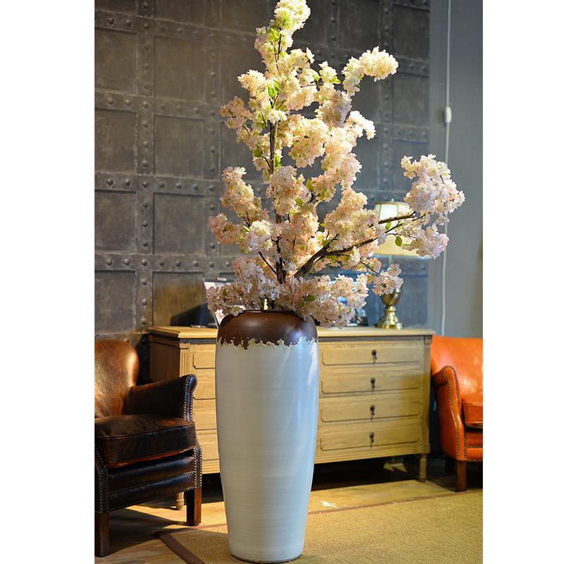 Jingdezhen ceramic vase of large hotel hotel sales department between example large vases, flower, flower arranging furnishing articles