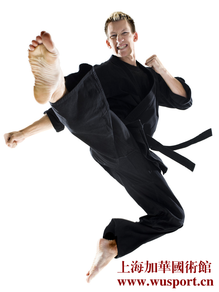 Ruaisen pure cotton black karate suit thickened training suit Cotton professional black karate teacher normal road suit