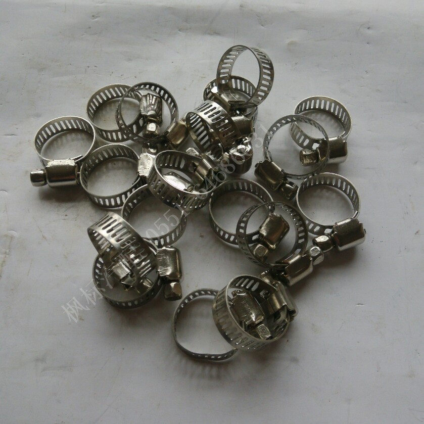 Pipe clips Stainless steel clamps Throat clamps Hoops Stainless steel strong pipe clamps Water pipe hose clamps Pipe clamps