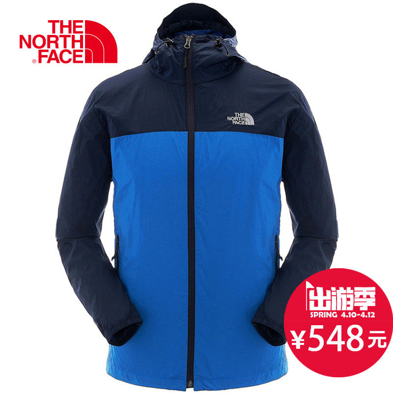 THE NORTH FACE/北面 男款连帽冲锋衣 A4W7