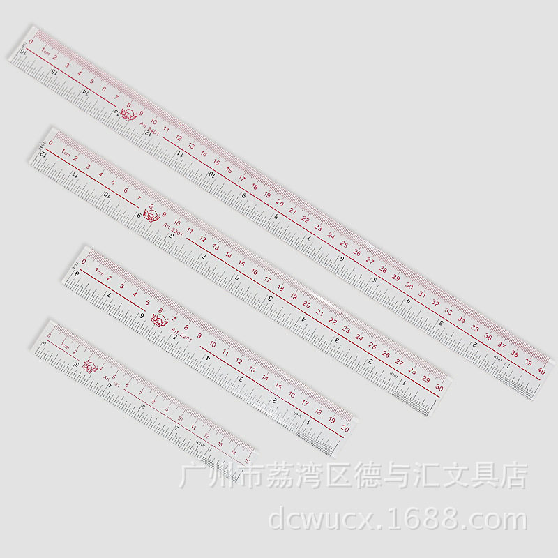 Small Angel 15 cm glass ruler 15cm ruler 6 inch ruler Ruler Special Ruler Black Tech