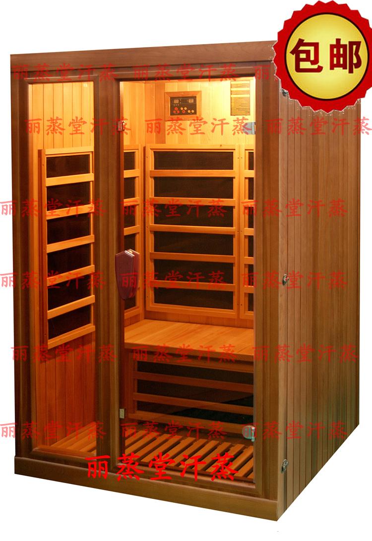 Luxury Red Cedar Spectrum House Double Carbon Fiber Sweat Room Mobile Home Sweat Room Lizhaotang Sweat Room