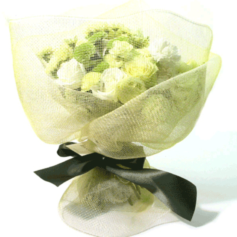 祝福白玫瑰花束鲜花速递扬州鲜花店兴化镇江怒江爱意表白送花生日