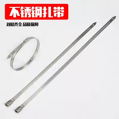 304 stainless steel tie self-locking stainless steel cable tie anti-corrosion cable tie for marine cable tie tie