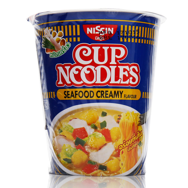【天猫超市】泰国进口日清方便面NISSIN 海鲜味 60g/杯 开杯乐