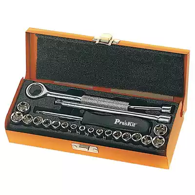 Taiwan Baogong 8PK-SD016 multifunctional socket set metric Imperial 23 sets ratchet wrench set