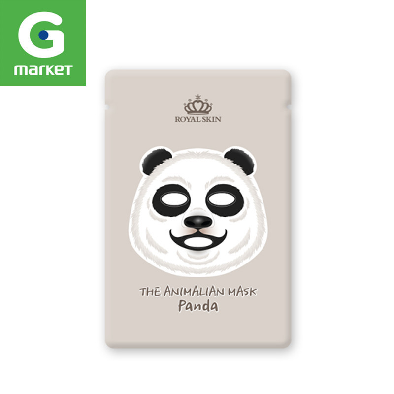韩国正品 [Royal skin]动物面膜补水提亮肤色熊猫面膜10片