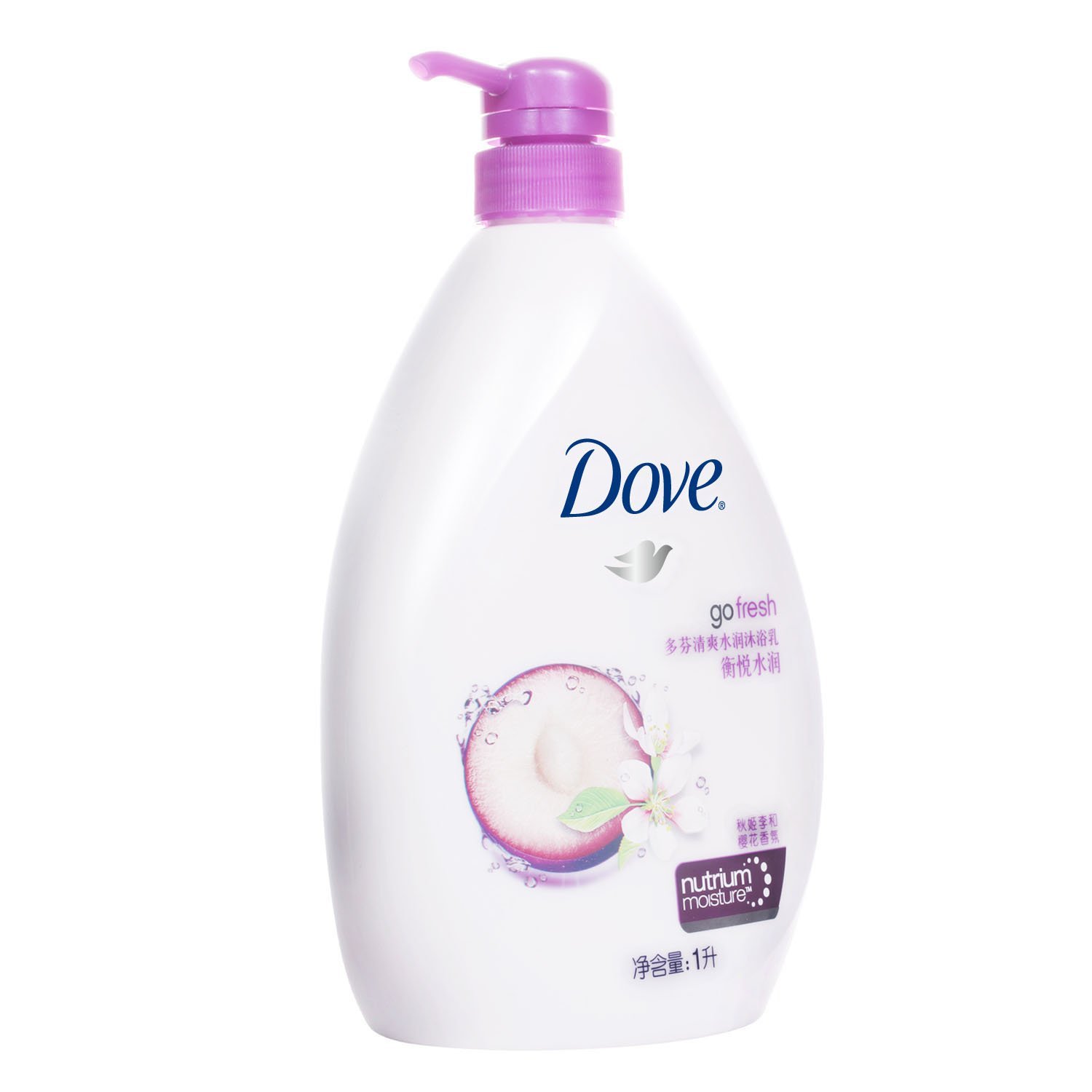 多芬dove 衡悦水润沐浴乳 1000ml 清爽水润  保证 假一赔十家庭装