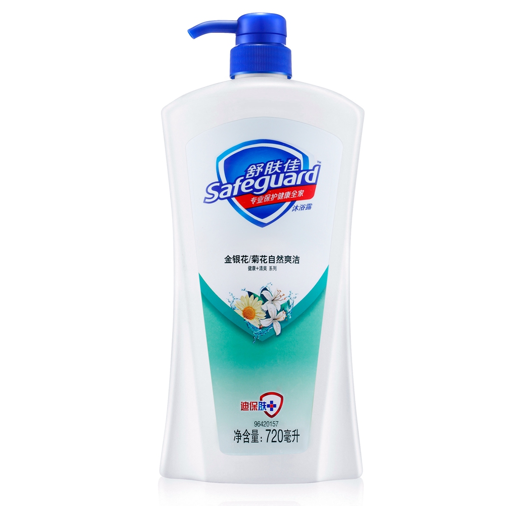 舒肤佳沐浴露/乳 金银花/菊花沐浴露400ml/720ml/1L