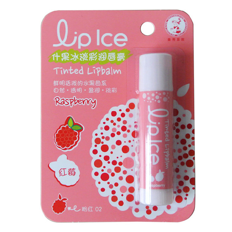 曼秀雷敦 什果冰淡彩润唇膏3.5g红莓 粉红