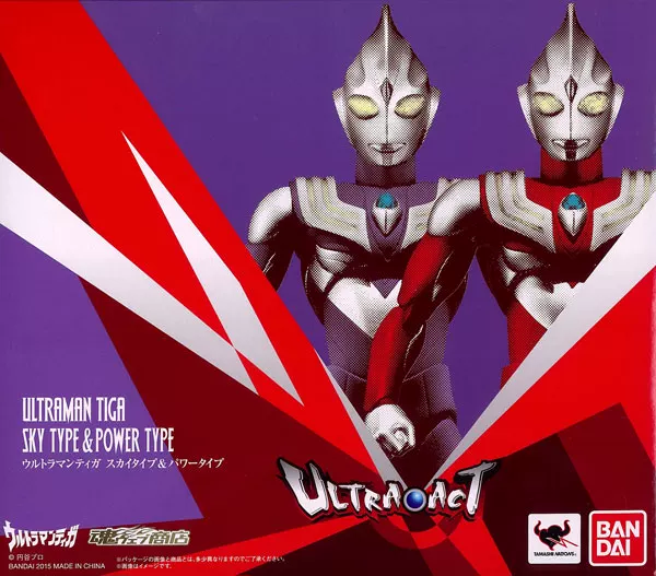 Прямо отправляется из Японии BANDAI ULTRA-ACT Ultraman TIGA мощь скорость
