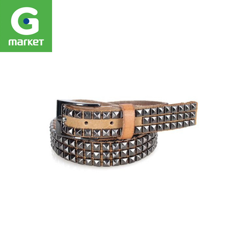 韩国正品 Gmarket配饰[dicubo]时尚帅气百搭金属男士皮带