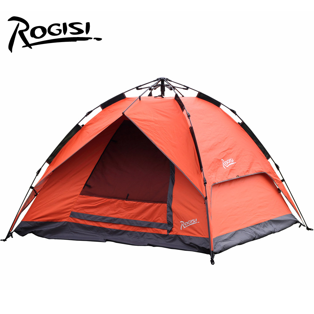 ROGISI Lu Jas Camp thickens heavy rain double automatic tent for 3-4 people sun protection tent R-Y-507
