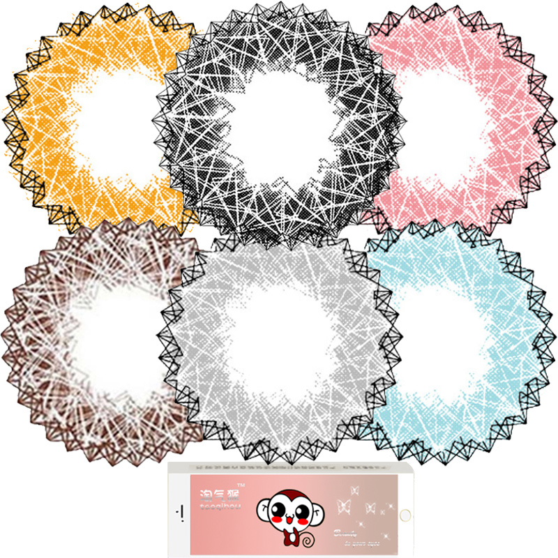 淘气猴日本款混血美瞳大小直径缪斯女神年抛显色隐形近视眼镜TQH