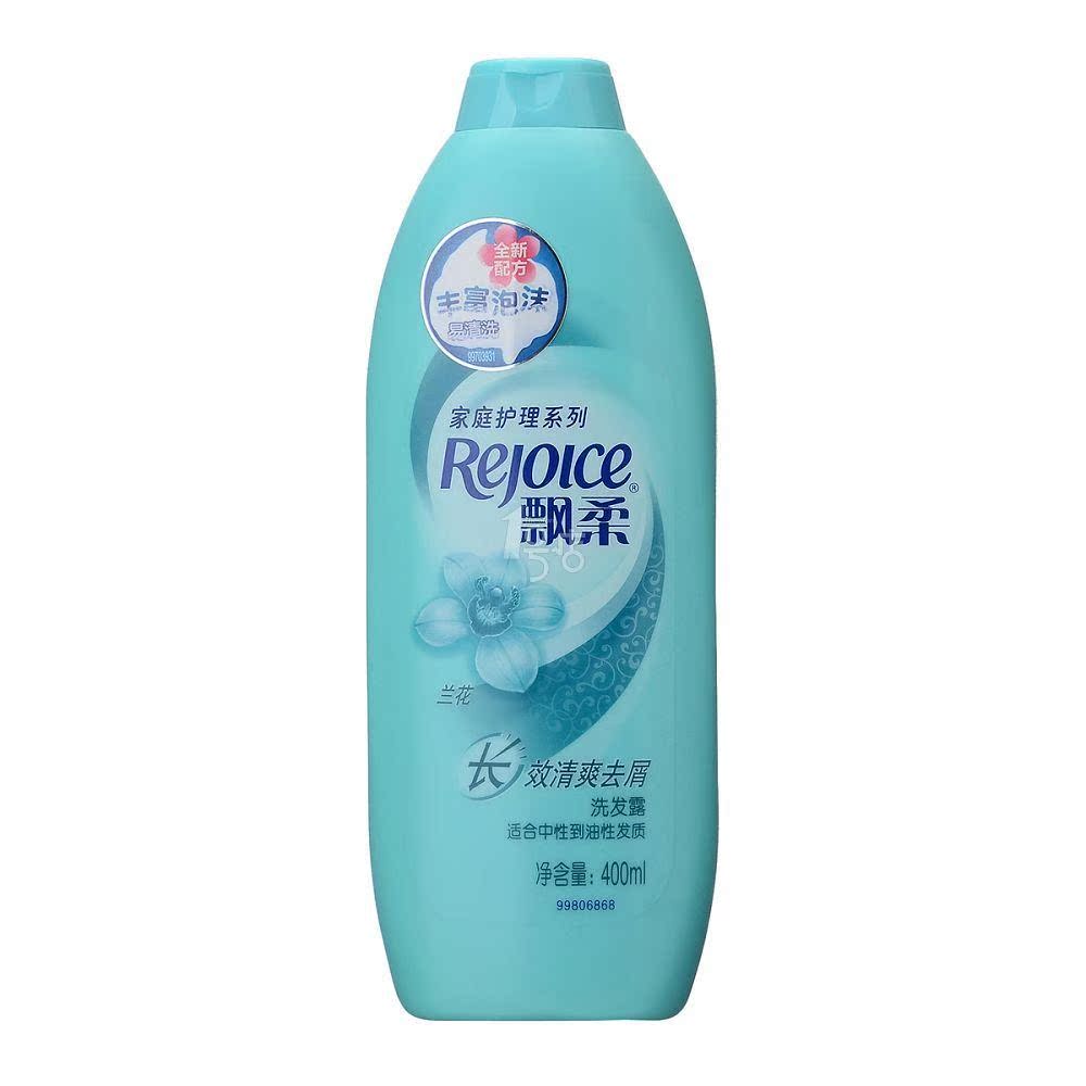 飘柔 家庭兰花 长效清爽洗发露 去屑型 400ml