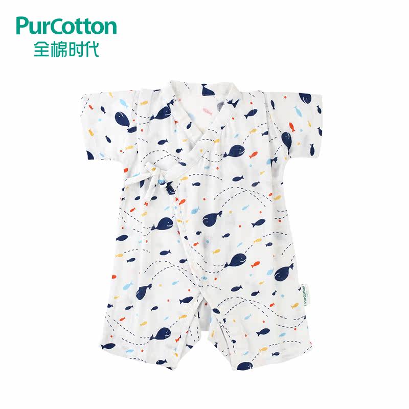 全棉时代 婴幼儿纱布和服连体,1件/袋