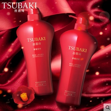 丝蓓绮奢耀柔艳洗发水护发素香水红色洗护套装750ml*2日本资生堂