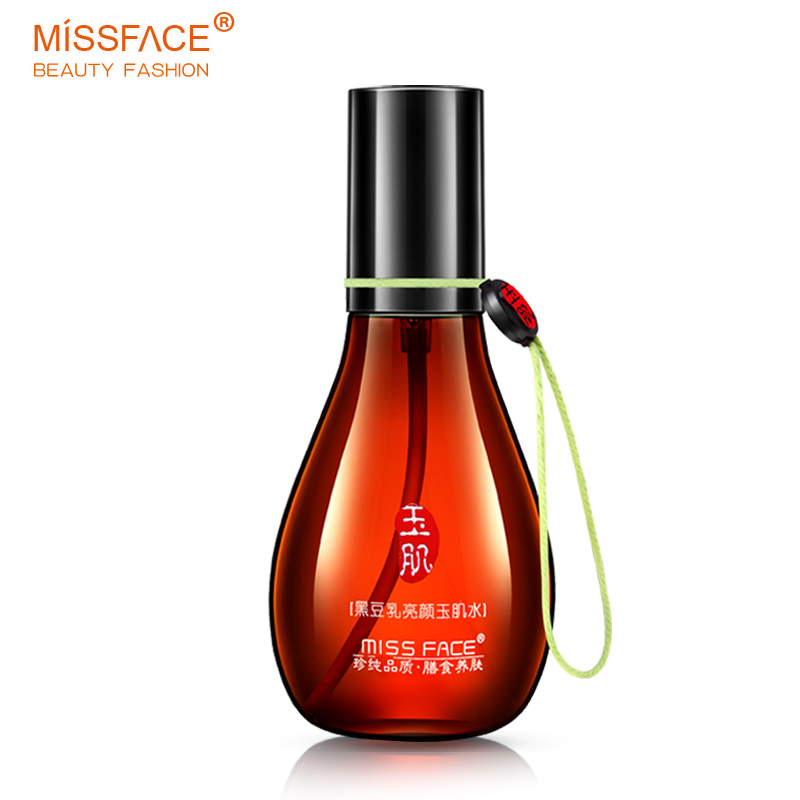 Miss face黑豆乳玉肌水补水保湿控油爽肤柔肤水女化妆润肤水正品